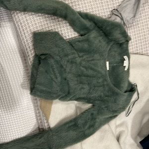 Green v neck sweater. Comfortable never worn